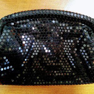 VTG Sequin Black Frame Clutch